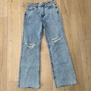 NWT High Waist Slim Fit Flare Denim Jeans